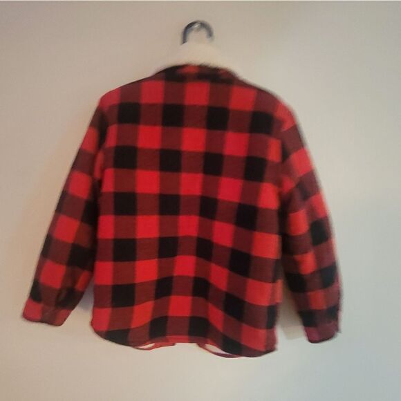 Gap Boys Buffalo Plaid Shirt Jacket - Picture 6 of 14